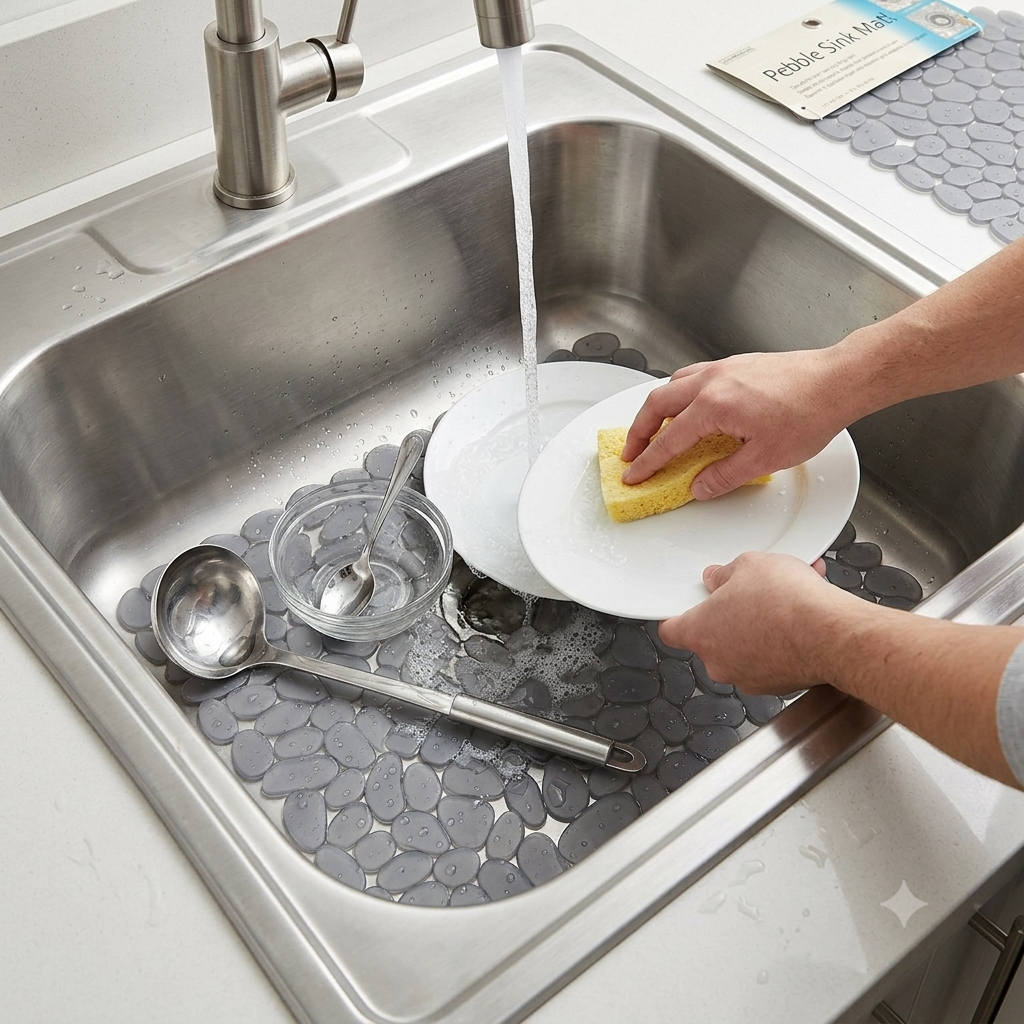 InterDesign Pebble Sink Protector Mat
