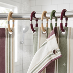 Shower curtain rings