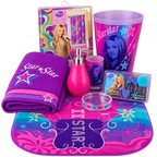 Disney Hannah Montana Secret Star Complete Bathroom Decor & Linens Set