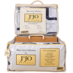 Sweet JoJo Designs Blue Geo Collection Kids Bedding Set