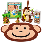 Target Circo Jungle Monkey Kids Bathroom Decor Set