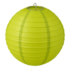 Olive / Chartreuse Green Round Paper Lantern hanging decoration