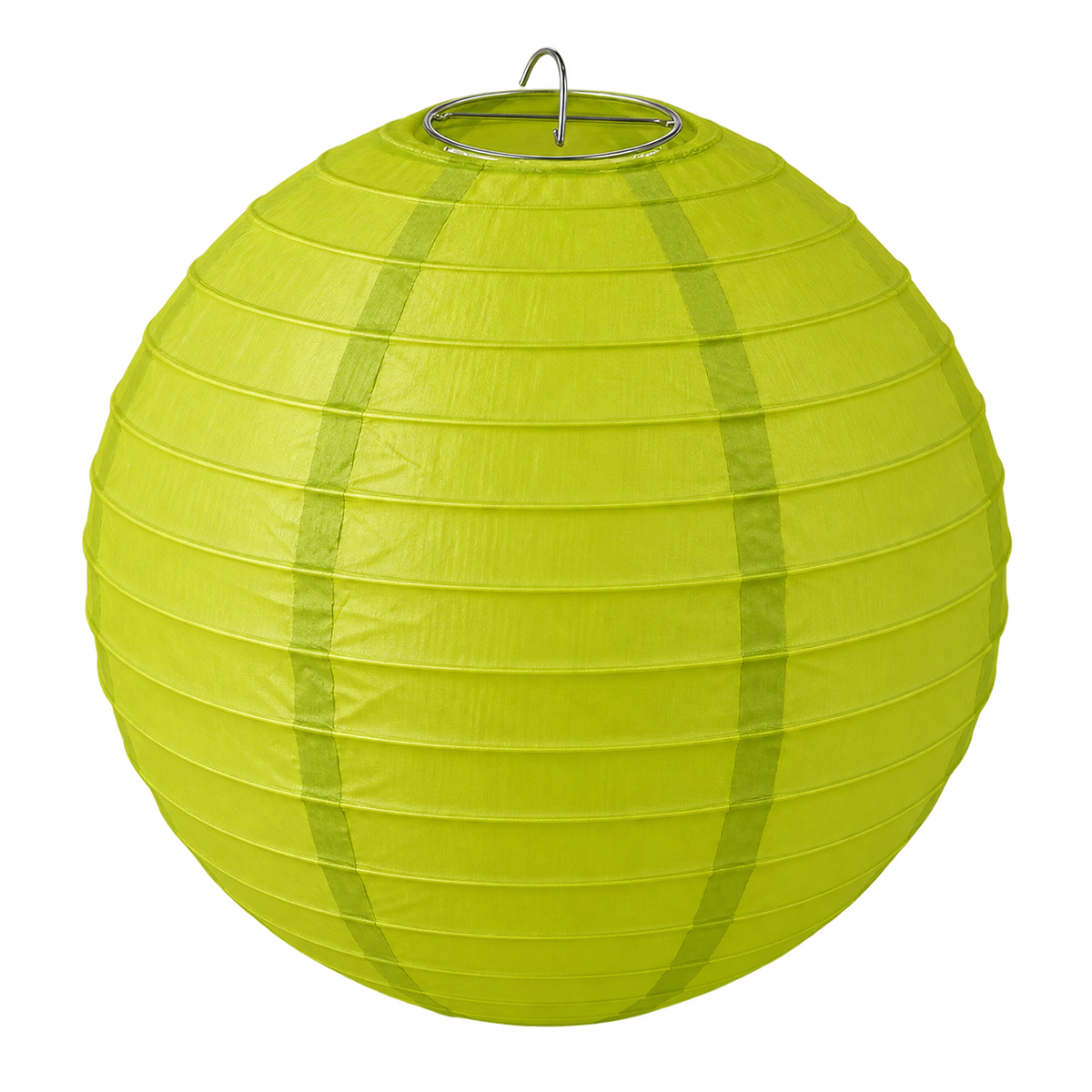 Olive / Chartreuse Green Round Paper Lantern hanging decoration