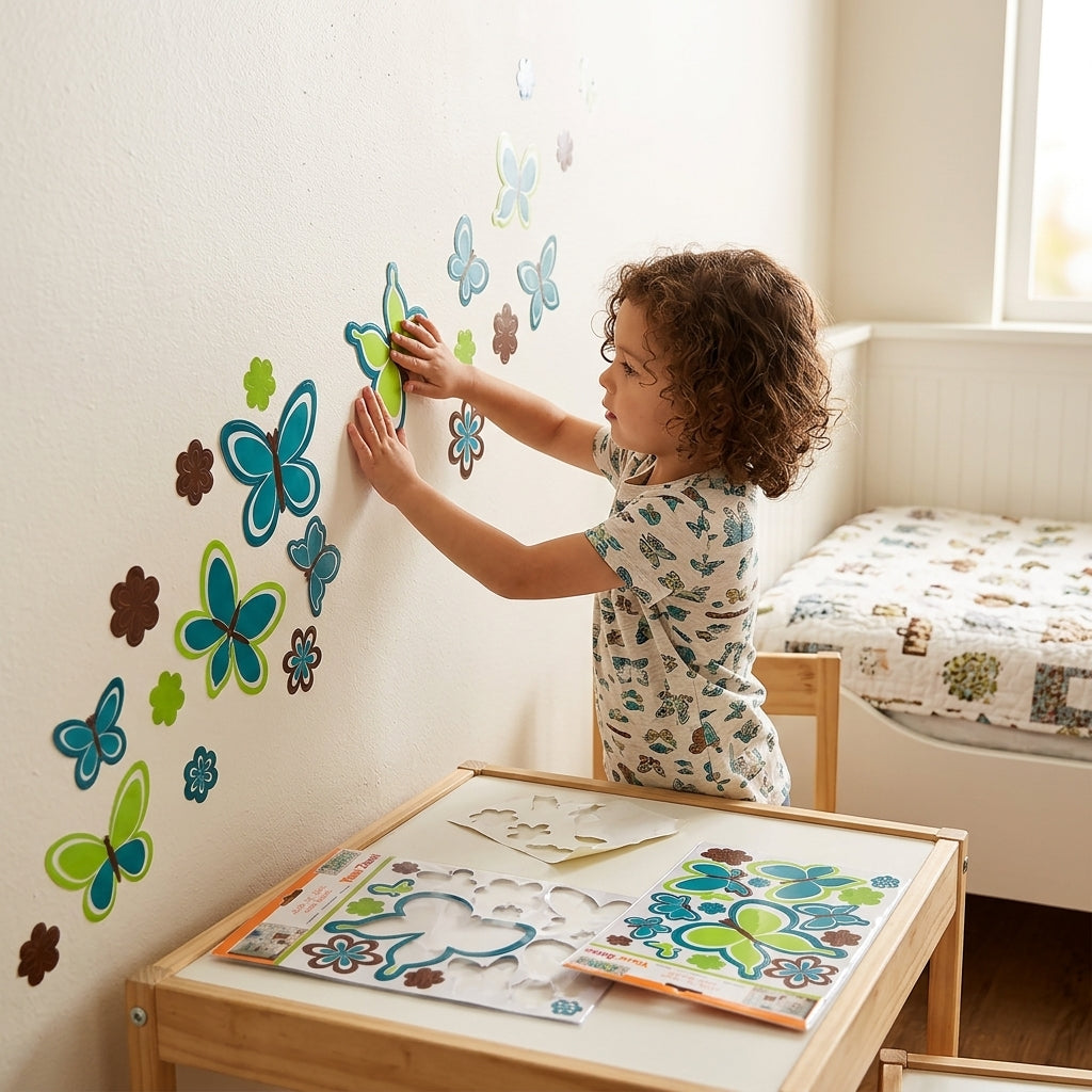 Floral Peel-and-Stick Wall Decals