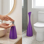 2-Piece Bathroom Lotion Dispenser and Toilet Brush