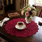 Scalloped Heavy Lace Doilies (Set of 6)