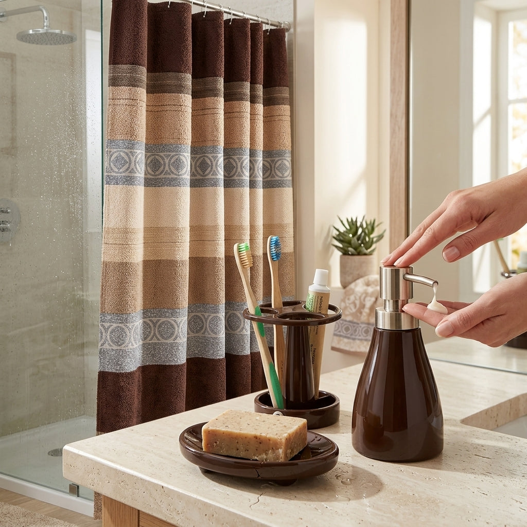 Creative Bath Espresso Bathroom set.