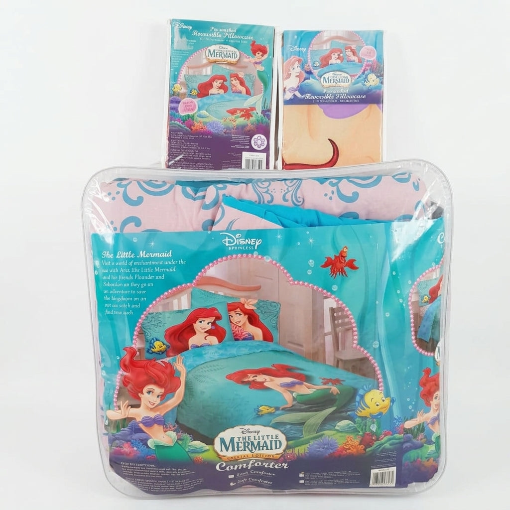 Disney Little Mermaid Shimmer & Gleam Bedding Bundle