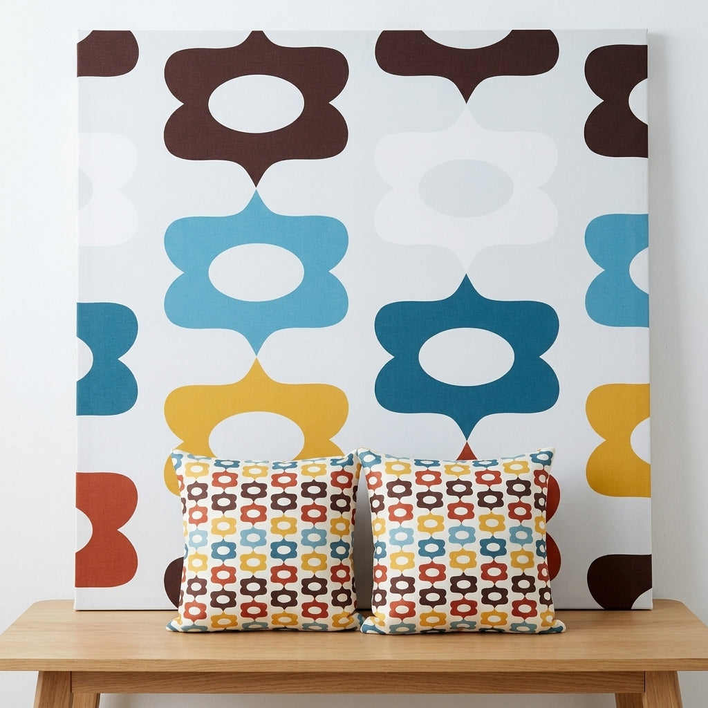 Wall Art and Pillow