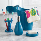 Ocean Blue Bathroom Accessory Set