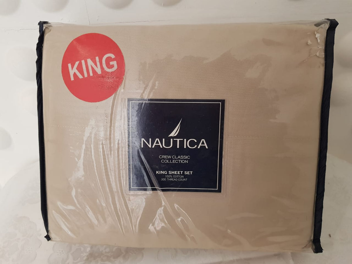 Nautica Crew Classic Collection King Sheet Set