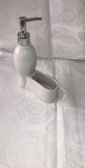 Soap and sponge ceramics caddy