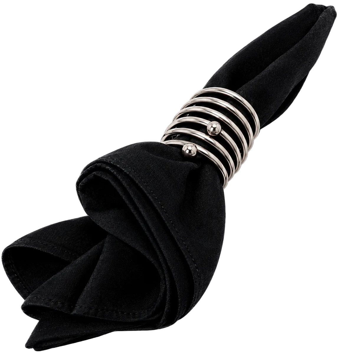 Silver Spiral Napkin Ring