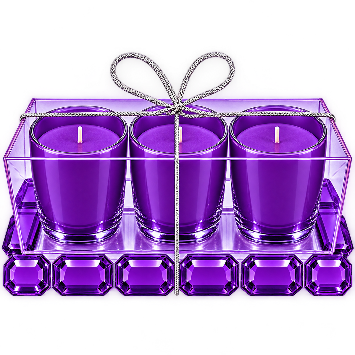 Gemstone Votive Candle Gift Set