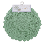 Scalloped Heavy Lace Doilies (Set of 6)