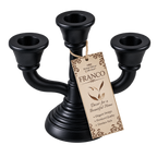 Black Matte 3-Candle holders
