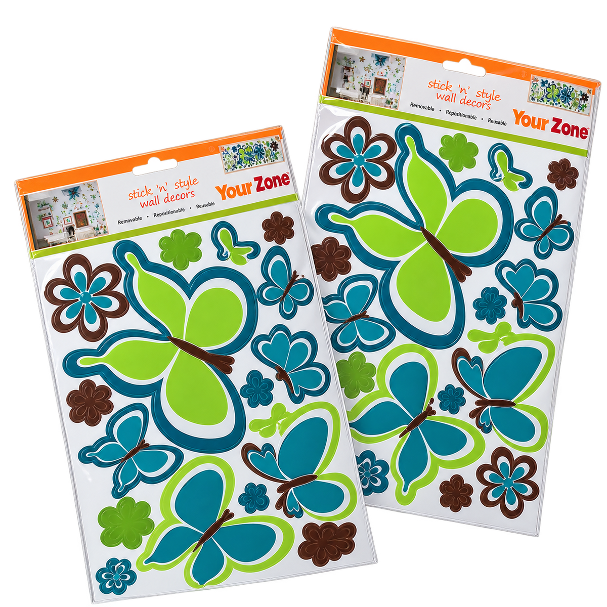 Floral Peel-and-Stick Wall Decals