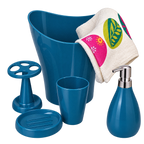Ocean Blue Bathroom Accessory Set