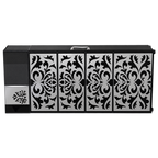 Damask Mirrored Wall Accent Frame