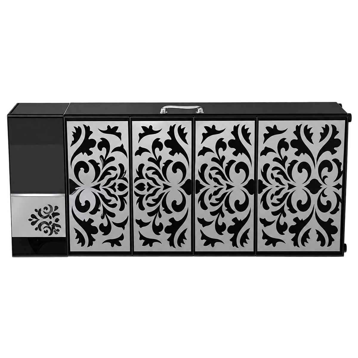 Damask Mirrored Wall Accent Frame