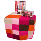 Patchwork Shower Curtain & Bath Mat Set