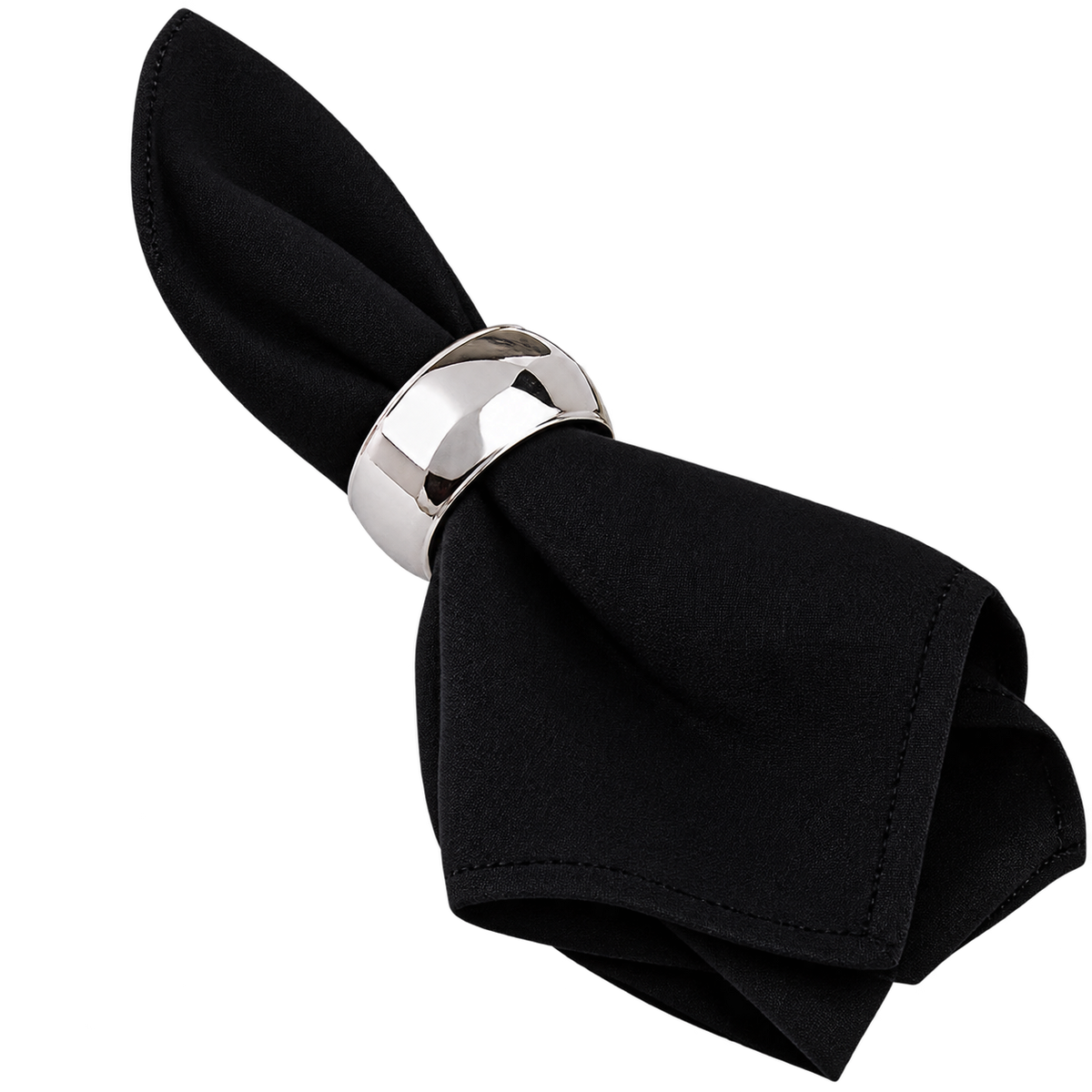 Polished Silver Napkin Ring