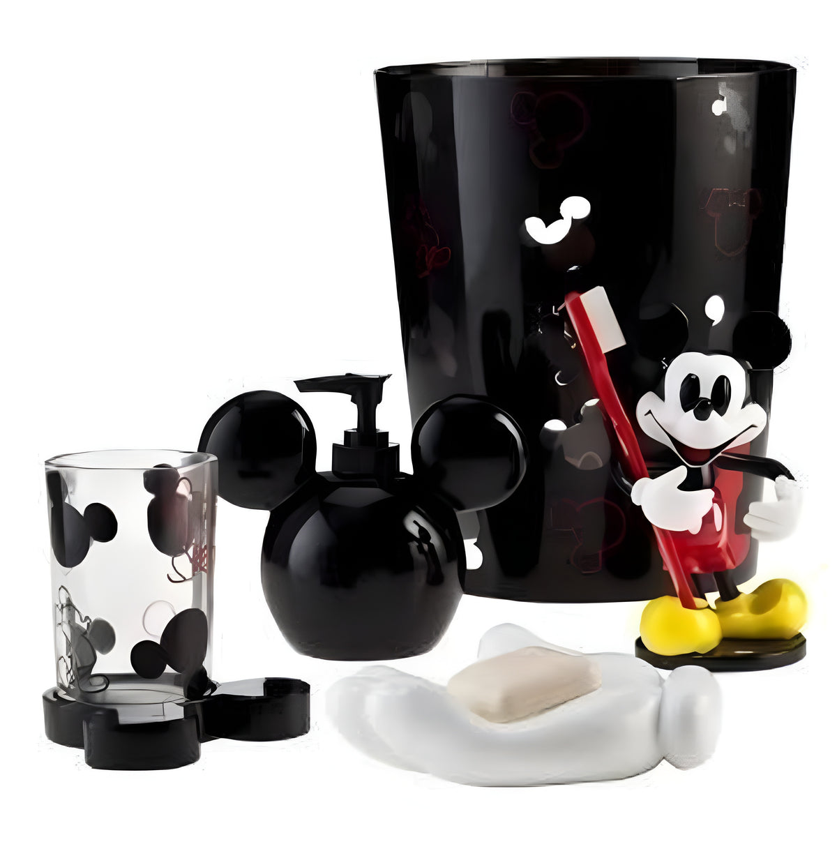 Disney Mickey Mouse Complete Bathroom Decor & Linens Gift Set