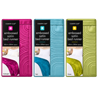 Country Club Embossed Satin Bed Runner