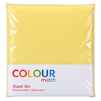 Colour Match King Size Duvet set