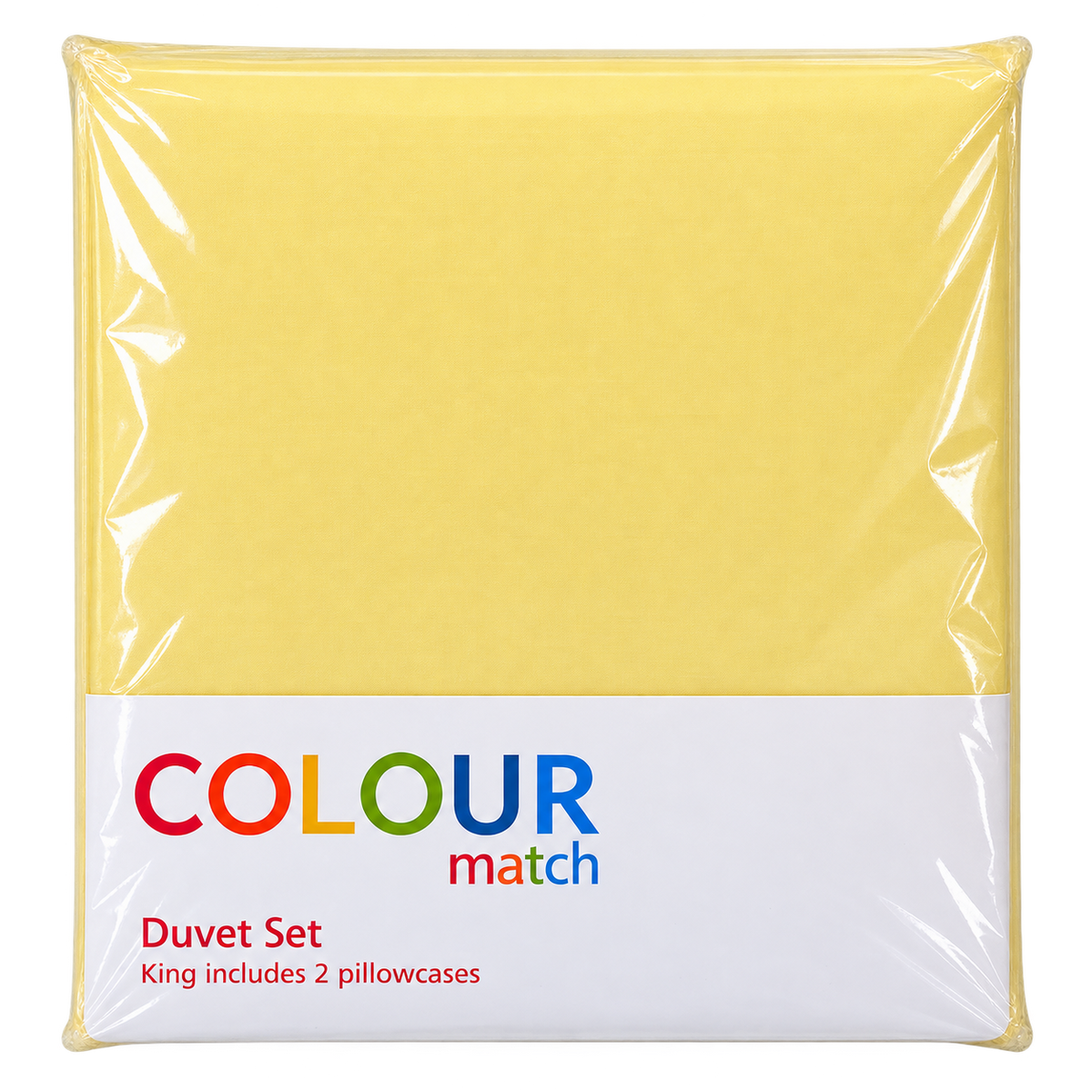Colour Match King Size Duvet set