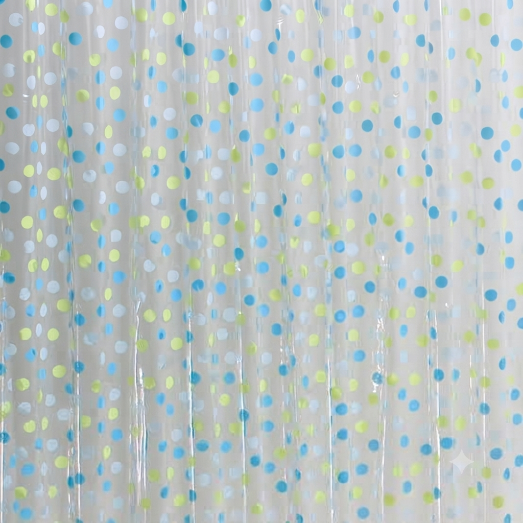 Multi-colored polka dot Kids bathroom Set