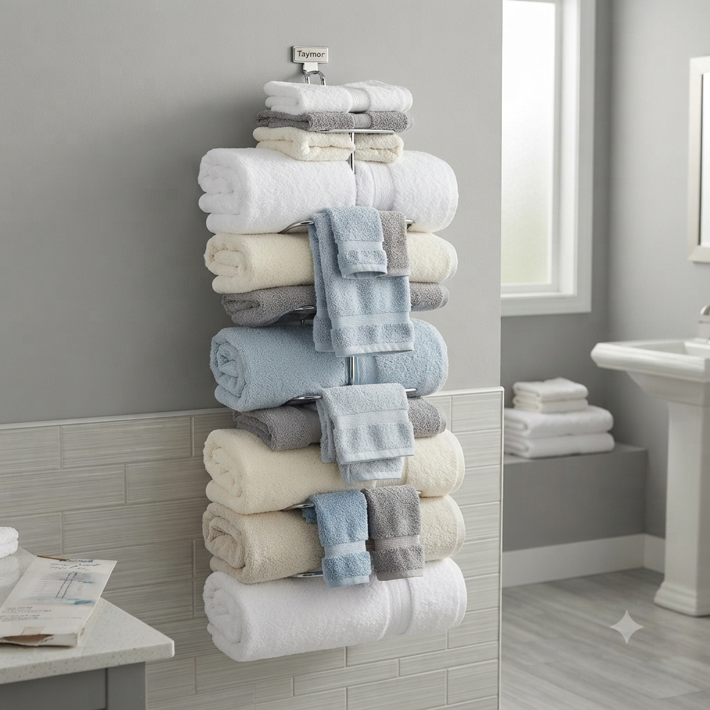 Large Wall Towel Rack