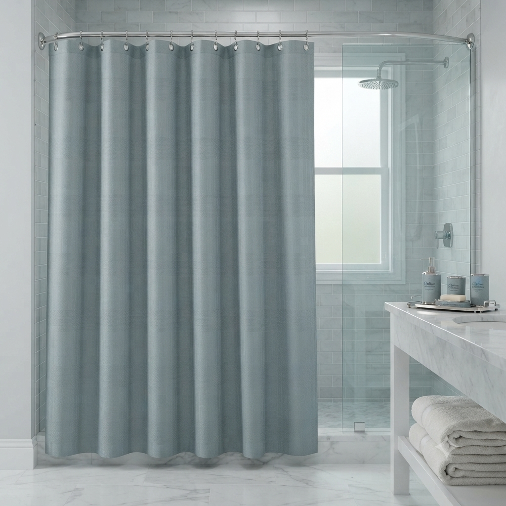 Chelsea Collection Fabric Shower Curtain