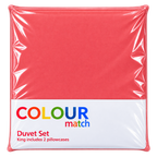 Colour Match King Size Duvet set