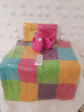 Colour block bath set