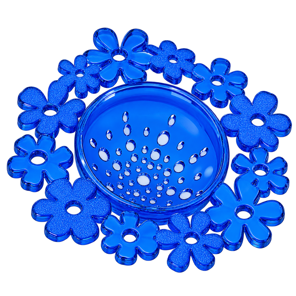 InterDesign Blumz Sink Strainer, Red