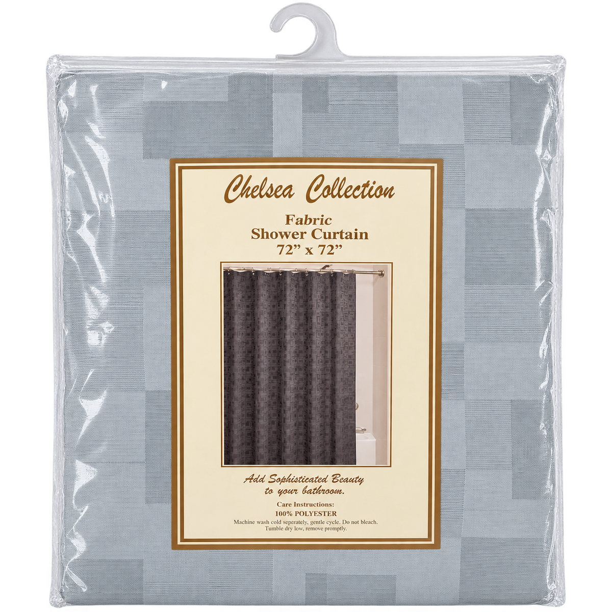 Chelsea Collection Fabric Shower Curtain