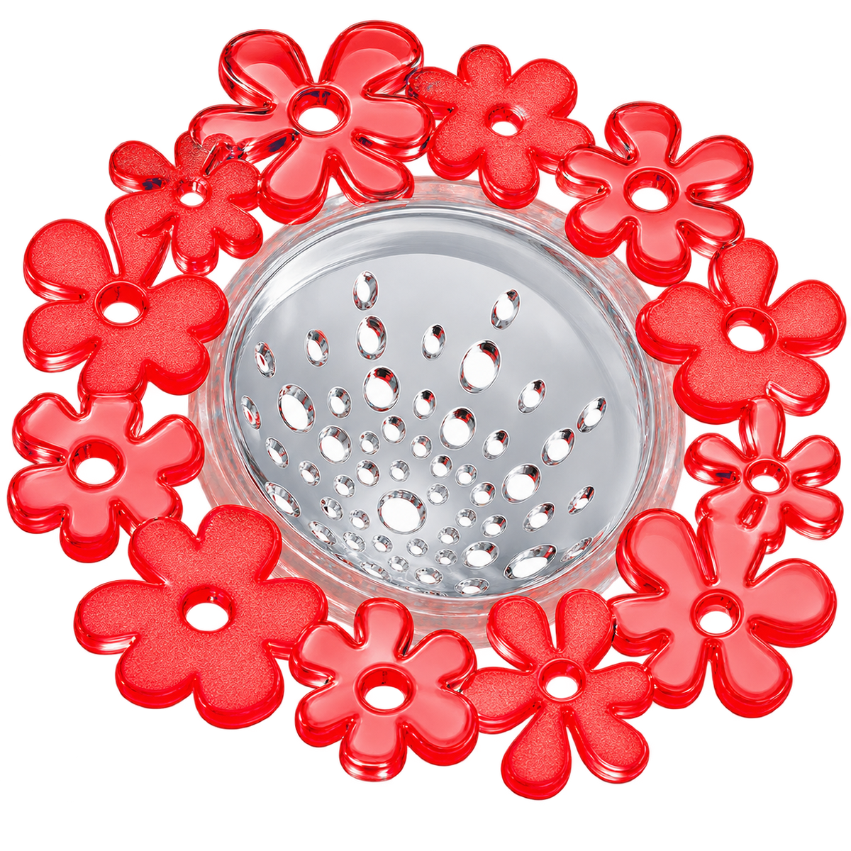 InterDesign Blumz Sink Strainer, Red