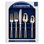 Cambridge Silversmiths 20-Piece Flatware Service for Four.