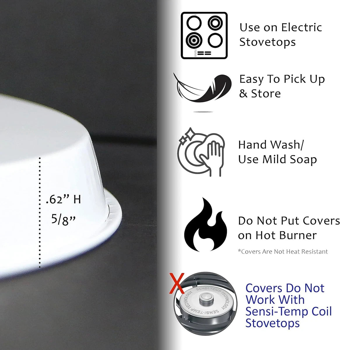 Range Kleen Metal Burner Cover