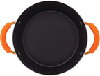 Rachael Ray Brights Nonstick Cookware Pots and Pans Set, 10 Piece, Orange Gradient