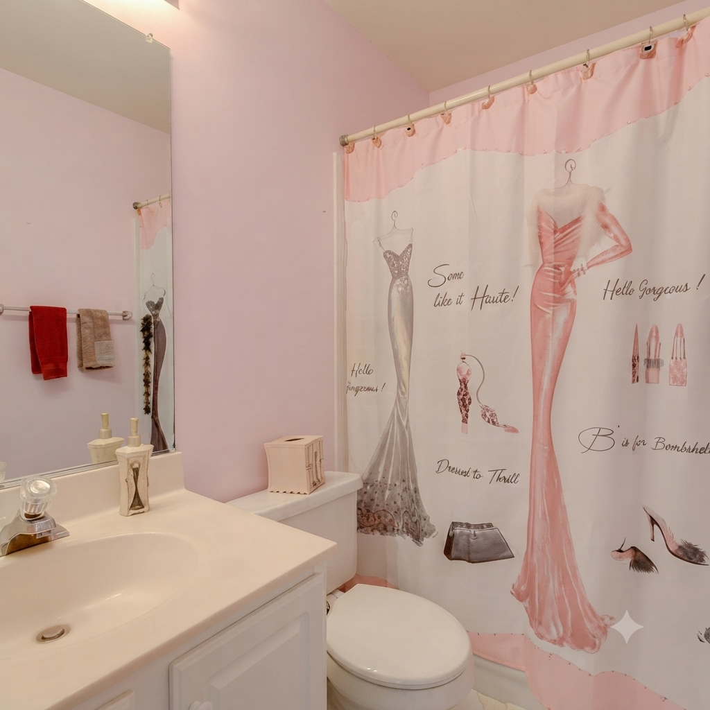 Dressed to Thrill Fashion Theme Bathroom Accessories & Decor Mega-Bundle