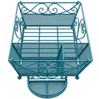 Scrollwork Mesh Tabletop Organizer