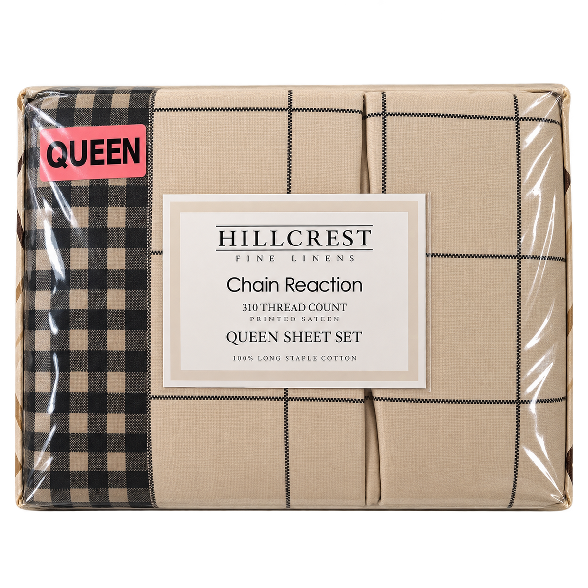 Hillcrest Queen Sheet Set 310 Thread Count