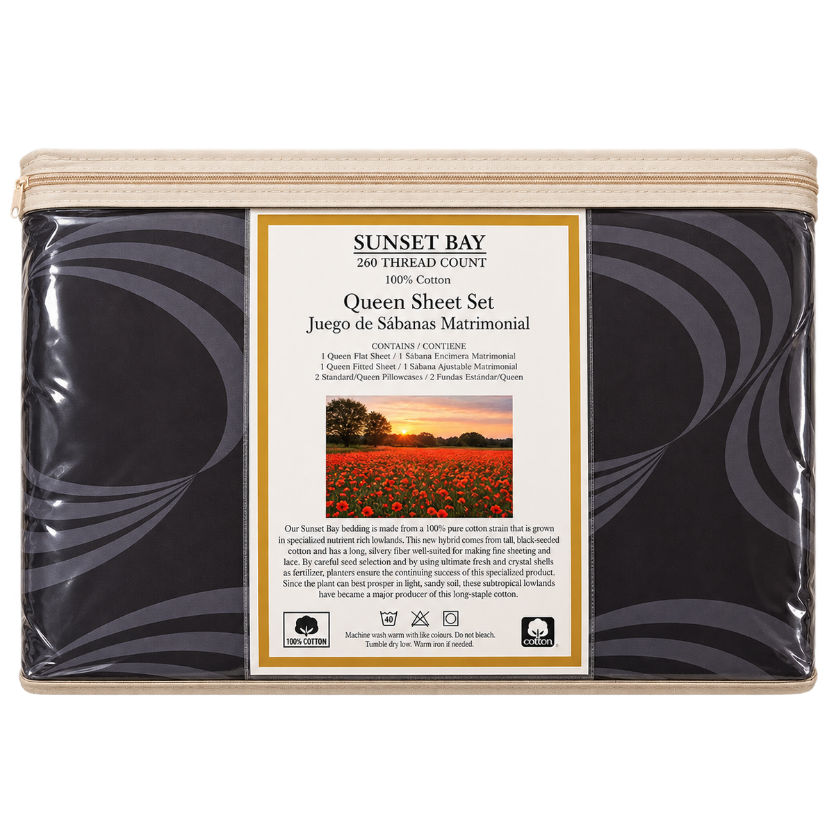 Subset Bay Queen Sheet Set 260 Thread Count