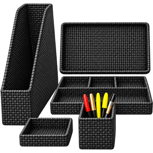 Breeze 5 piece Desk Organizer Set