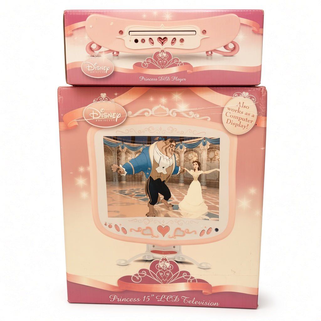 Disney Princess 15" LCD Television & Matching Princess DVD Player Combo Set