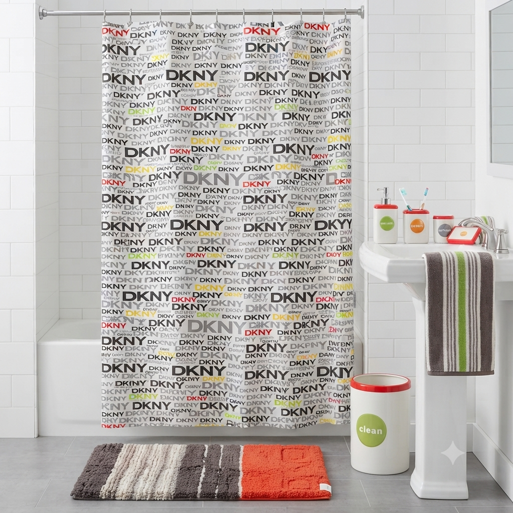 DKNY Complete Bathroom Accessories & Decor Set