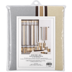 Metro Stripe Multi Shower Curtain
