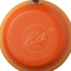 Rachael Ray Brights Nonstick Cookware Pots and Pans Set, 10 Piece, Orange Gradient
